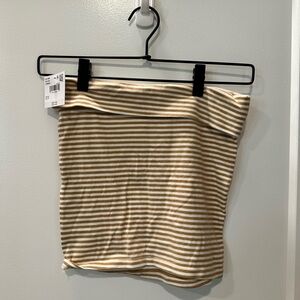 Striped Tan Top